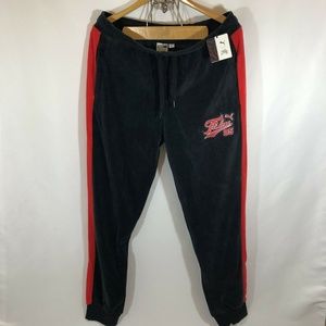PUMA X FUBU PANTS PUMA X FUBU SUED JOGGERS
